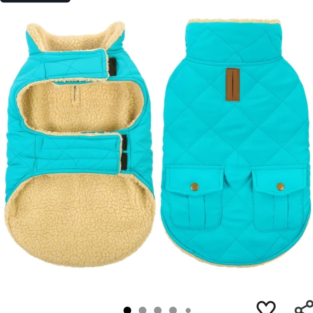 Dog Warm Quilted Puffer Coat XL NWT
